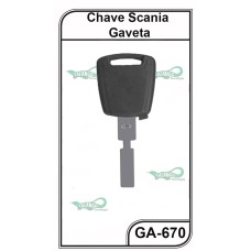 Chave Caminhão Gaveta Scania - GA-670