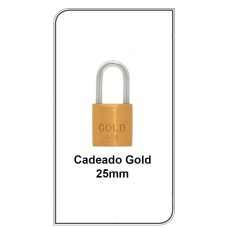CADEADO GOLD/SOPRANO 25MM