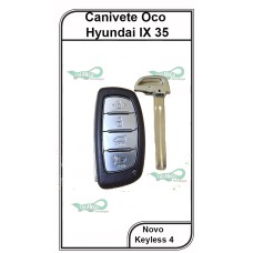 Canivete Oco Hyundai IX35 Novo KeyLess 4 Botões - 2783