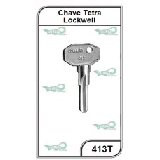 Chave Tetra Lockwell G 413 - 413T - PACOTE COM 5 UNIDADES