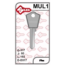 Chave Yale Mult G 317 - MUL1 - PACOTE COM 10 UNIDADES  